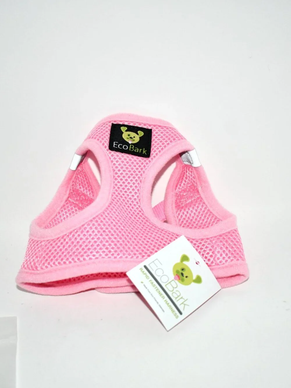EcoBark Small Dog Harness, Baby Pink, Step-In Mesh Vest, Small, NWT